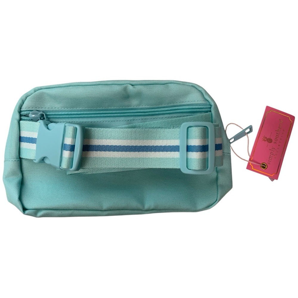 NWT Simply Southern Crossbody / Fanny Pack w/ adjustable strap Light Blue - Picture 2 of 3
